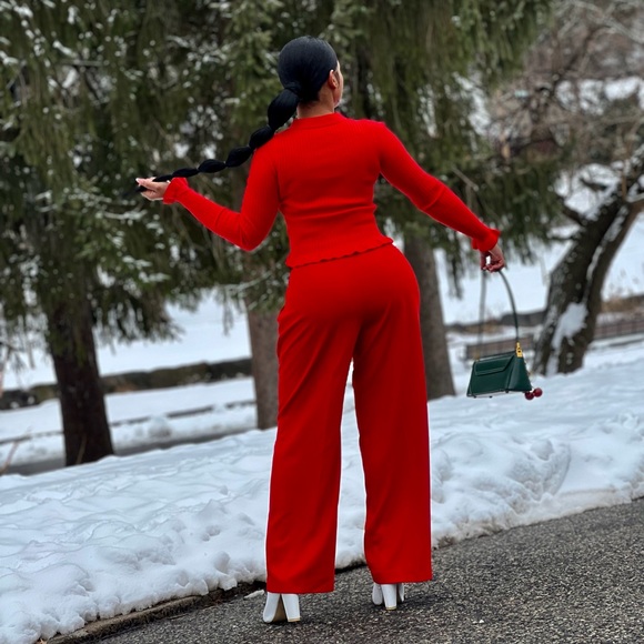 Commense Scarlet Ribbed Cardigan - Picture 7 of 7